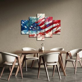 Obraz - Vlajka USA (150x105 cm)