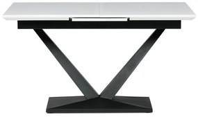 Autronic BONTEC Jedálenský stôl rozkladací 140-180x85 cm, mdf HT-W1630 WT Farba: Biela