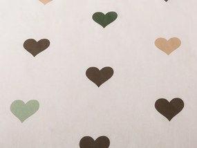 XPOSE® Francúzske bavlnené Renforcé obliečky SRDCOVKA DUO - béžové