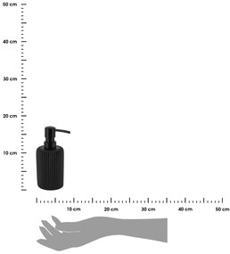 Dávkovač mydla Issard, čierna, 230 ml