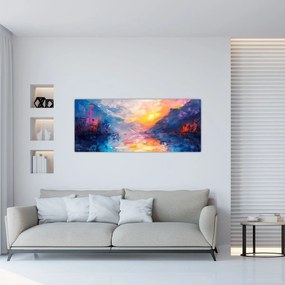 Obraz - Maľba krajiny (120x50 cm)