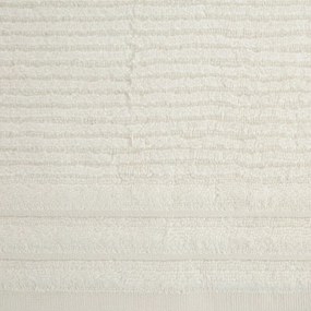 Dekorstudio Bavlnený uterák SAMMY zdobený pruhmi v krémovej farbe Rozmer uteráku: 50x90cm