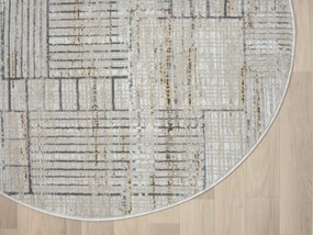 My Flair, Kusový koberec My Love CA60014 creme kruh, 120x120 (priemer) kruh, béžová, chodba / predsieň