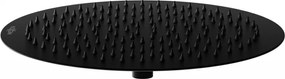 Mexen sprchová nerezová hlavica Round 30 cm, čierna, 79230-70