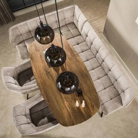 Jedálenský stôl 22-94 Wave 180x90cm Masív Drevo Mango  - Komfort-nábytok