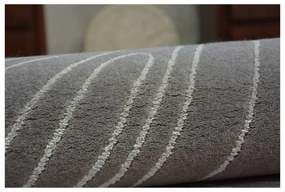 Luxusný kusový koberec akryl Barny šedý 80x150cm