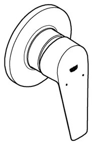 GROHE 29040001 - Sprchová batéria BAUEDGE, lesklý chróm