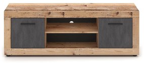 TV stolek Luna 140 cm dub Matera světlý/antracit