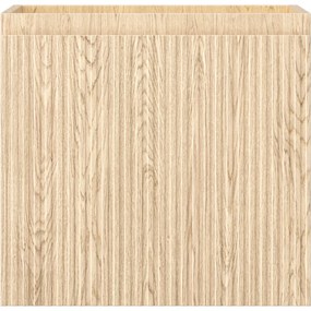 Mexen Rivel, kúpeľňová skrinka 50 cm, 1 zásuvka, drážkovaná, dub, 91A20-05047-1-BF81