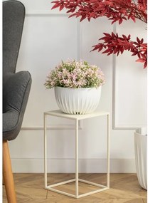 Stojan na kvety 40x24 cm krémová