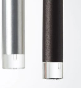 Brilliant -LED stmievateľný luster na lanku CEMBALO LED/70W/230V chróm/čierna/hnedá