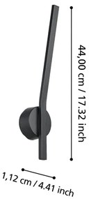 Eglo 900681 - LED Vonkajšie nástenné svietidlo TAPARITA LED/11W/230V IP55