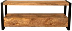 furniture-nabytek.cz - Rustikálny tv stolík z dreva mango 150x60x45