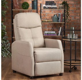 Polohovateľné kreslo FELIPE béžová
