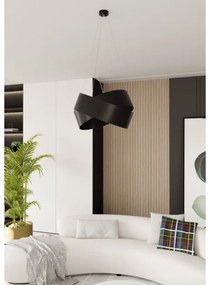 Luster na lanku VIENO 3xE27/15W/230V čierna