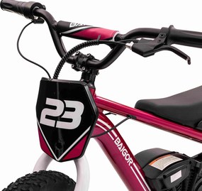 Ramiz BAIGOR 23 PRO Ružová batériová motorka pre dieťa