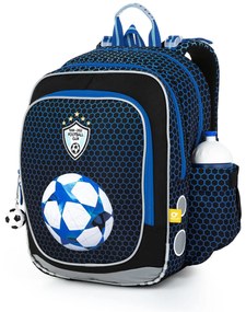 Veľký školský set Topgal ENDY 22016 B - školská taška + peračník + vrecko na prezuvky + pláštenka na batoh