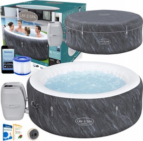 Bestway Jacuzzi s hydromasážou Lay-Z-Spa Boracay 180x66 4 osoby 2x Filter