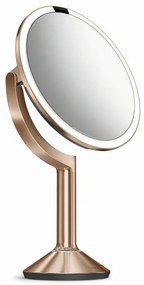 Zrkadlo Simplehuman so senzorom TRIO s dotykovým ovládaním, rose gold