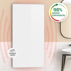 Wonderwall Air 72, infračervený ohrievač, 120 x 60 cm, 720 W, nástenná montáž, diaľkový ovládač, biely