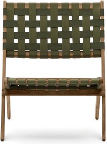 Zelené drevené záhradné kreslo Chabeli – Kave Home