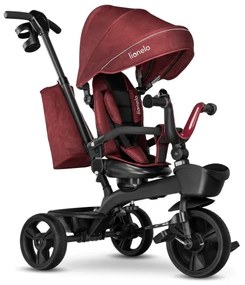 Lionelo - Detská trojkolka KORI Red Burgundy