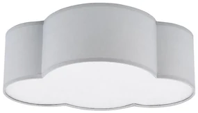 TK Lighting Detské stropné svietidlo CLOUD MINI 2xE27/15W/230V šedá TK3144