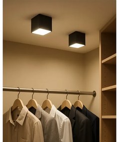 LED Bodové svietidlo LED/5W/230V 3000/4000/6400K 7,5x7,5 cm čierna