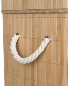 Kôš na bielizeň 2 priehradkový SOREN bambusový