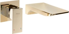 Rea Sonic, podomietková umývadlová batéria, zlatá lesklá, REA-B5150