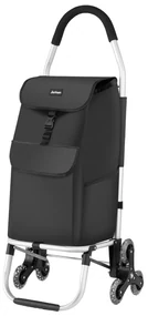 Jurhan Nákupná taška Shopper, na kolieskach do schodov 45L, 101x45x39, čierna
