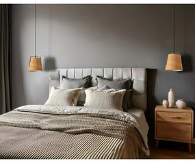 Luster na lanku MILBURY 1xE27/40W/230V hnedá