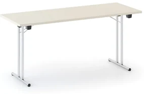 Skladací konferenčný stôl FOLDING, 1600 x 800 mm, breza