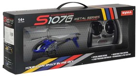 KIK RC vrtuľník SYMA S107G Metal, hliníkový, gyroskop, 3,5-kanálový, diaľkové ovládanie, modrý