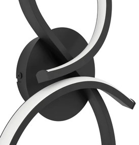 Eglo 901268 - LED Nástenné svietidlo SERPINS LED/11,4W/230V 3000K čierna