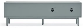 Modrý/sivý TV stolík 180x56 cm Corvo – Teulat