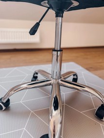 AKCIA Čierne kancelárske kreslo AVOLA VELVET II. akosť