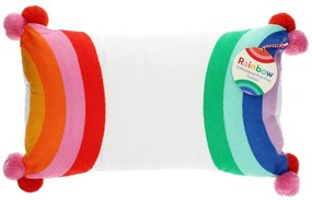 Detský vankúšik s prímesou bavlny 50x33 cm Rainbow – Rex London