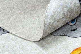 Dywany Łuszczów, Detský kusový koberec Junior 51595.801 Africa, 160x160 (priemer) kruh, viacfarebná, detská izba