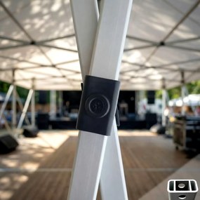 BRIMO Nožnicový Stan 3x6 m ALU bez Stien - Hliníkový Rám, Vodotesný - bez stien - Modrá 39