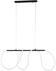 LED luster na lanku FLEXI LED/45W/230V 4000K čierny
