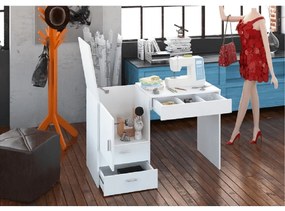 Viacúčelový stôl pre krajčírky Tailor - biela