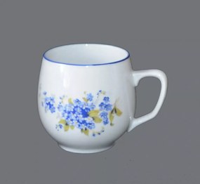 Hrnek, BAŇÁK, Pomněnky, Český porcelán, 300 ml