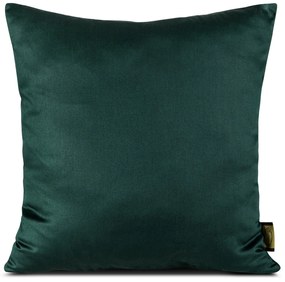 SATÉNOVÁ OBLIEČKA NA VANKÚŠ NOVA 40X40 CM TMAVOZELENÁ