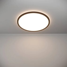 Eglo 901441-LED Kúpeľňové stropné svietidlo ROVITO 16,8W/230V pr.50cm IP44 čierna