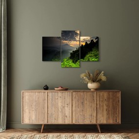 Obraz - zelená horská krajina (90x60 cm)