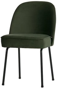 BePureHome Vogue zamatová jedálenská stolička - Ružová + vzor