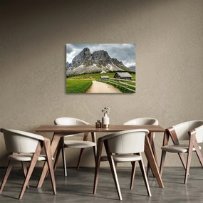 Sklenený obraz - V rakúskych horách (70x50 cm)