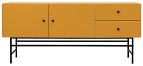 Komoda tailok 157 x 72 cm horčicová MUZZA