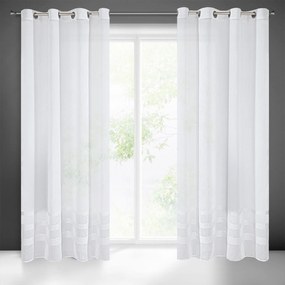 ZÁCLONA AILEEN 140X250 CM BIELA